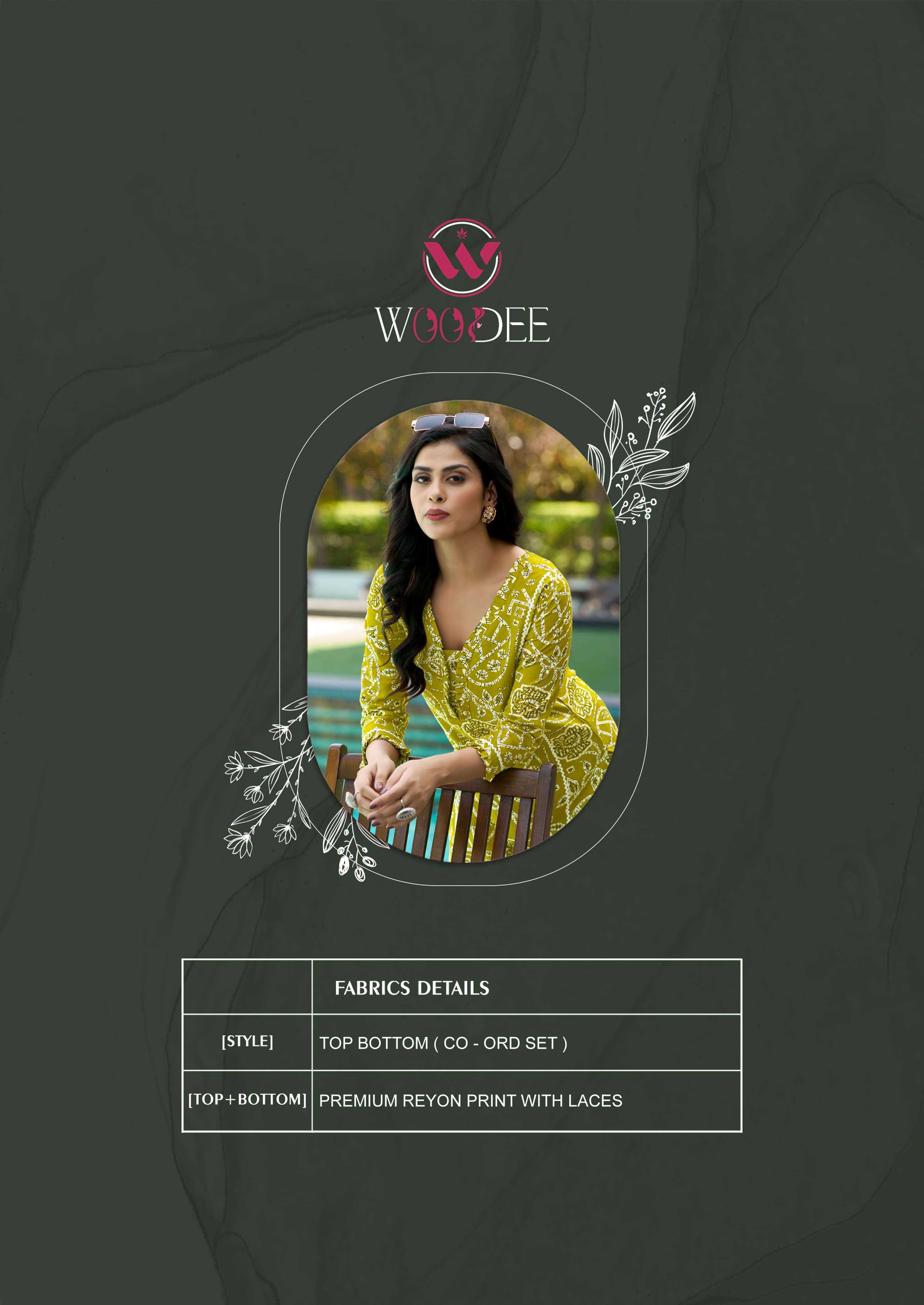 MOKSHA BY WOODEE IN PREMIUM HEAVY RAYON PRINT WITH SIDE POCKET CO-ORD SET 