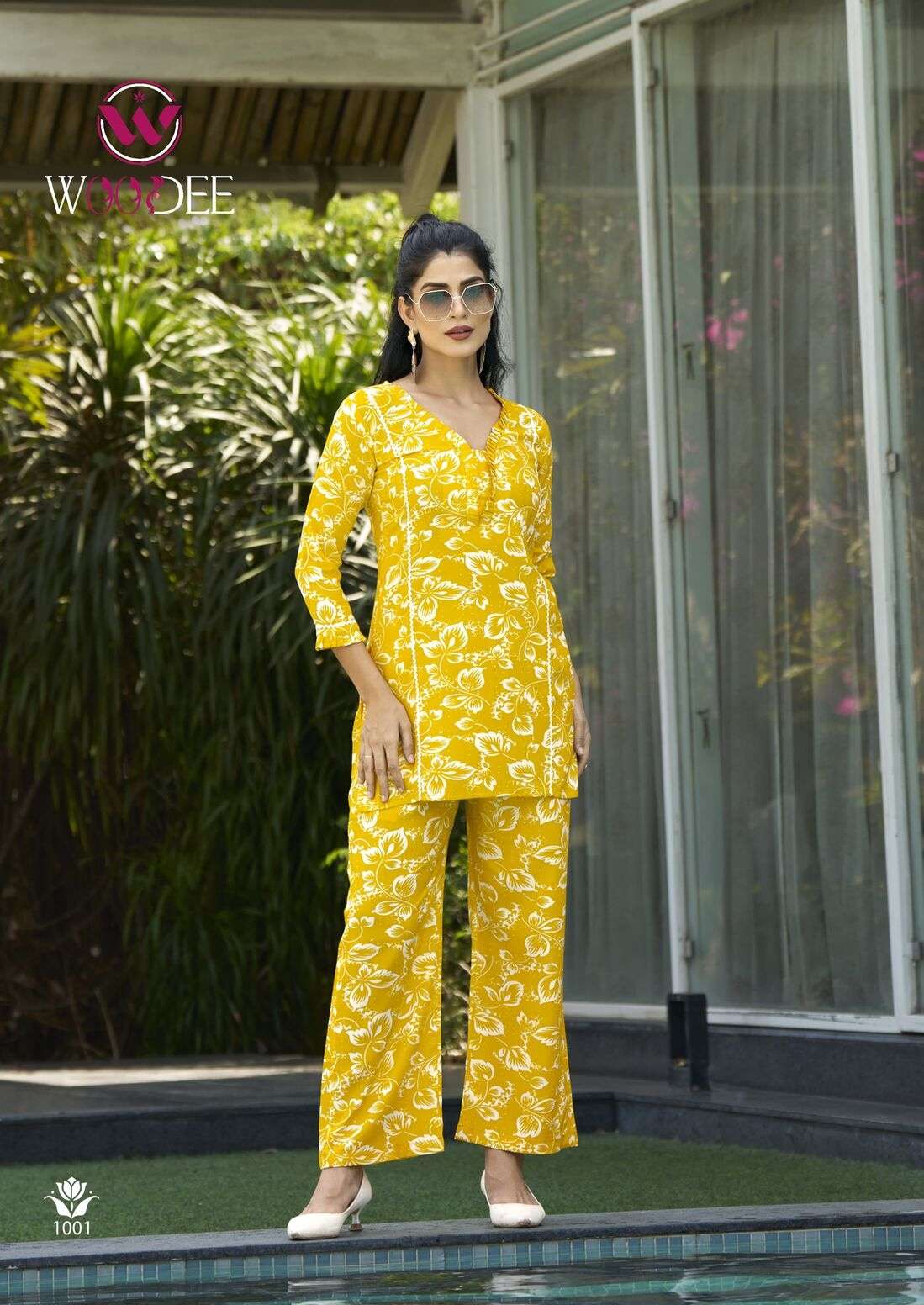 MOKSHA BY WOODEE IN PREMIUM HEAVY RAYON PRINT WITH SIDE POCKET CO-ORD SET 