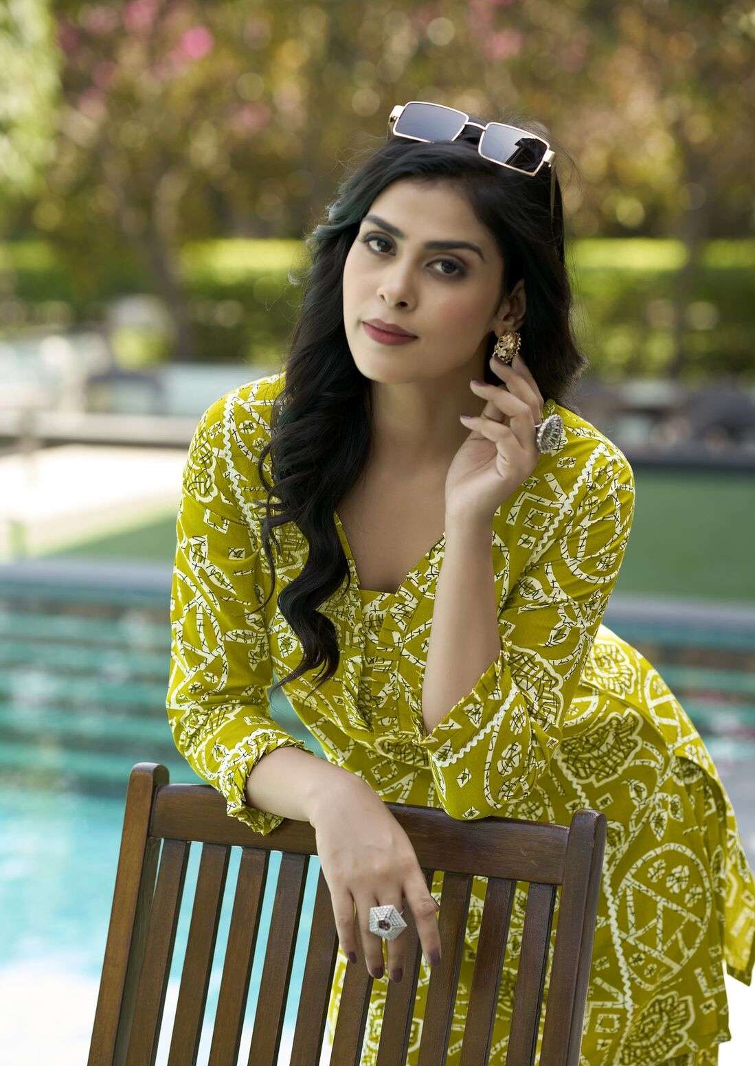 MOKSHA BY WOODEE IN PREMIUM HEAVY RAYON PRINT WITH SIDE POCKET CO-ORD SET 