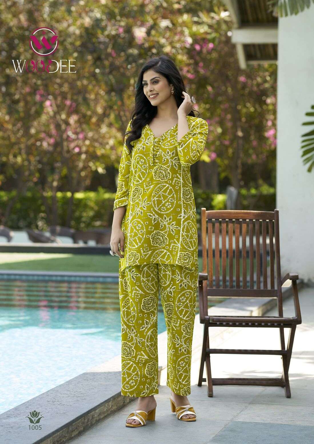 MOKSHA BY WOODEE IN PREMIUM HEAVY RAYON PRINT WITH SIDE POCKET CO-ORD SET 