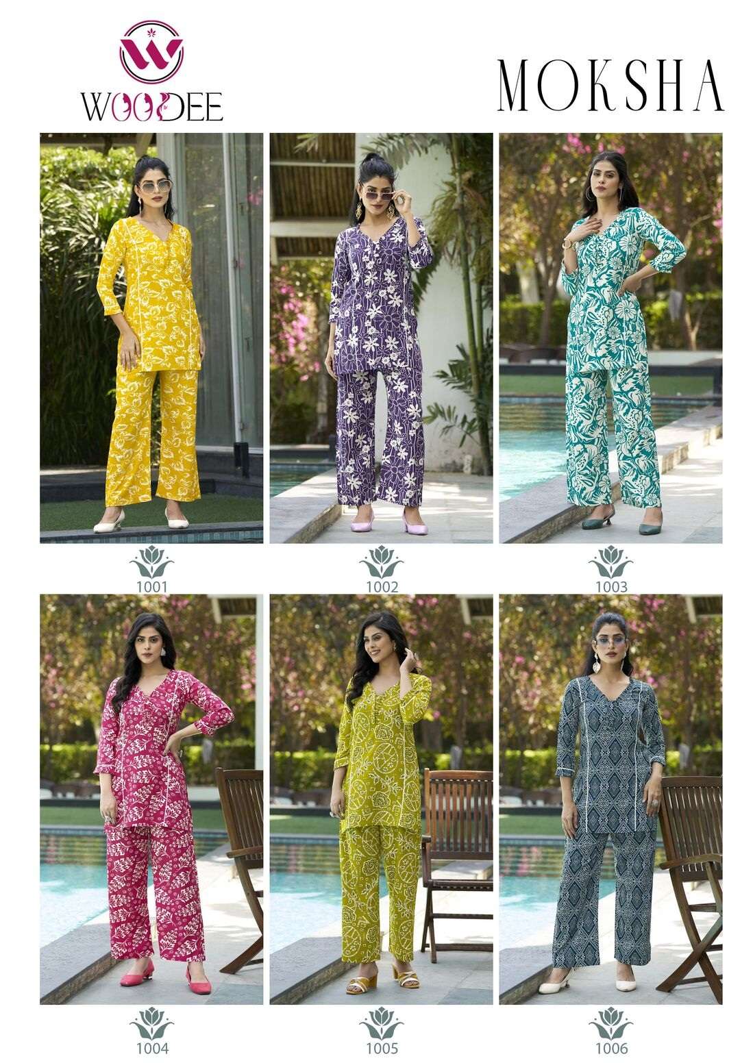 MOKSHA BY WOODEE IN PREMIUM HEAVY RAYON PRINT WITH SIDE POCKET CO-ORD SET 
