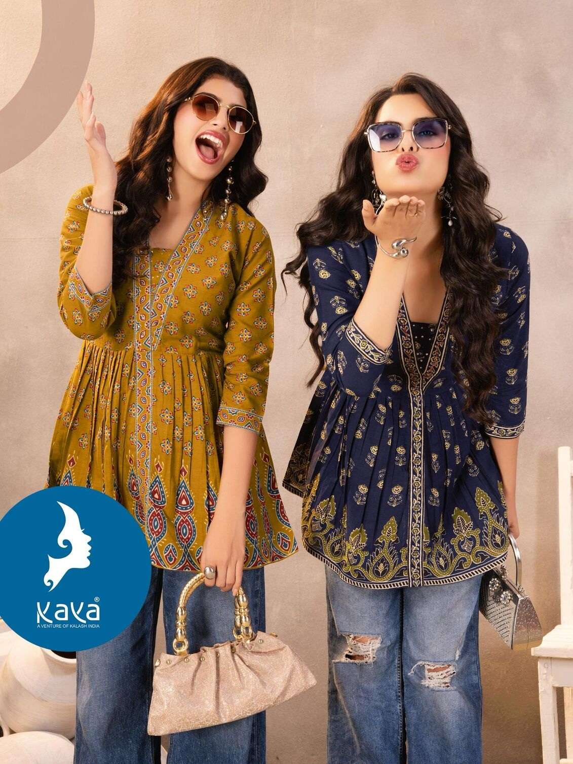AAYU BY KAYA KURTI IN COTTON PRINT SHORT TOP CONCEPTS WITH BEST DESIGNS 