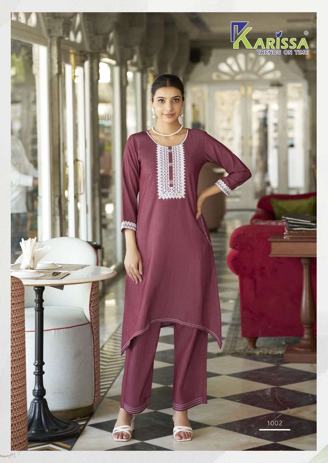 ADITI BY KARISSA IN PREMIUM FANCY DENIM WITH CO-ORD SET 
