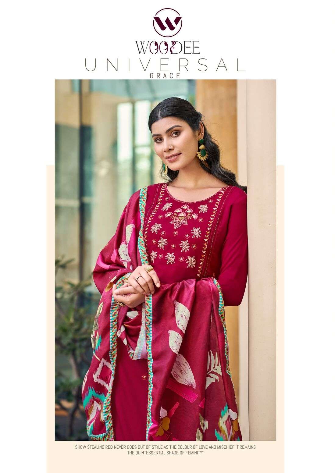 BUTTERFLY BY WOODEE IN PREMIUM QUALITY LIVA RAYON WITH MUSLIN DIGITAL PRINT DUPPATA