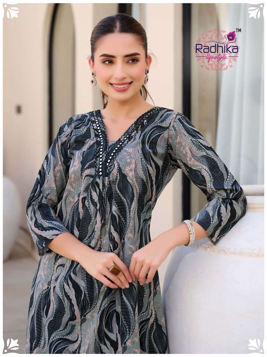 COTTON BELLS VOL 2 BY RADHIKA LIFE STYLE IN COTTON FOIL PRINT WITH WORK KURTI - PLAZO 