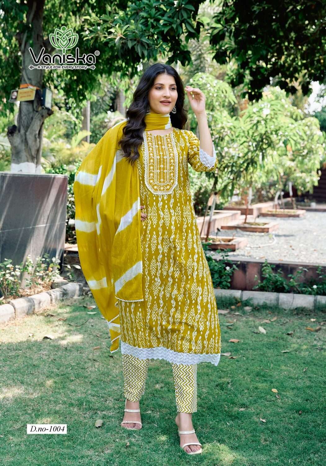 COTTON CULTURE VOL.1 BY VANISKA IN COTTON BATIK PRINT STRAIGHT KURTI WITH PANT 