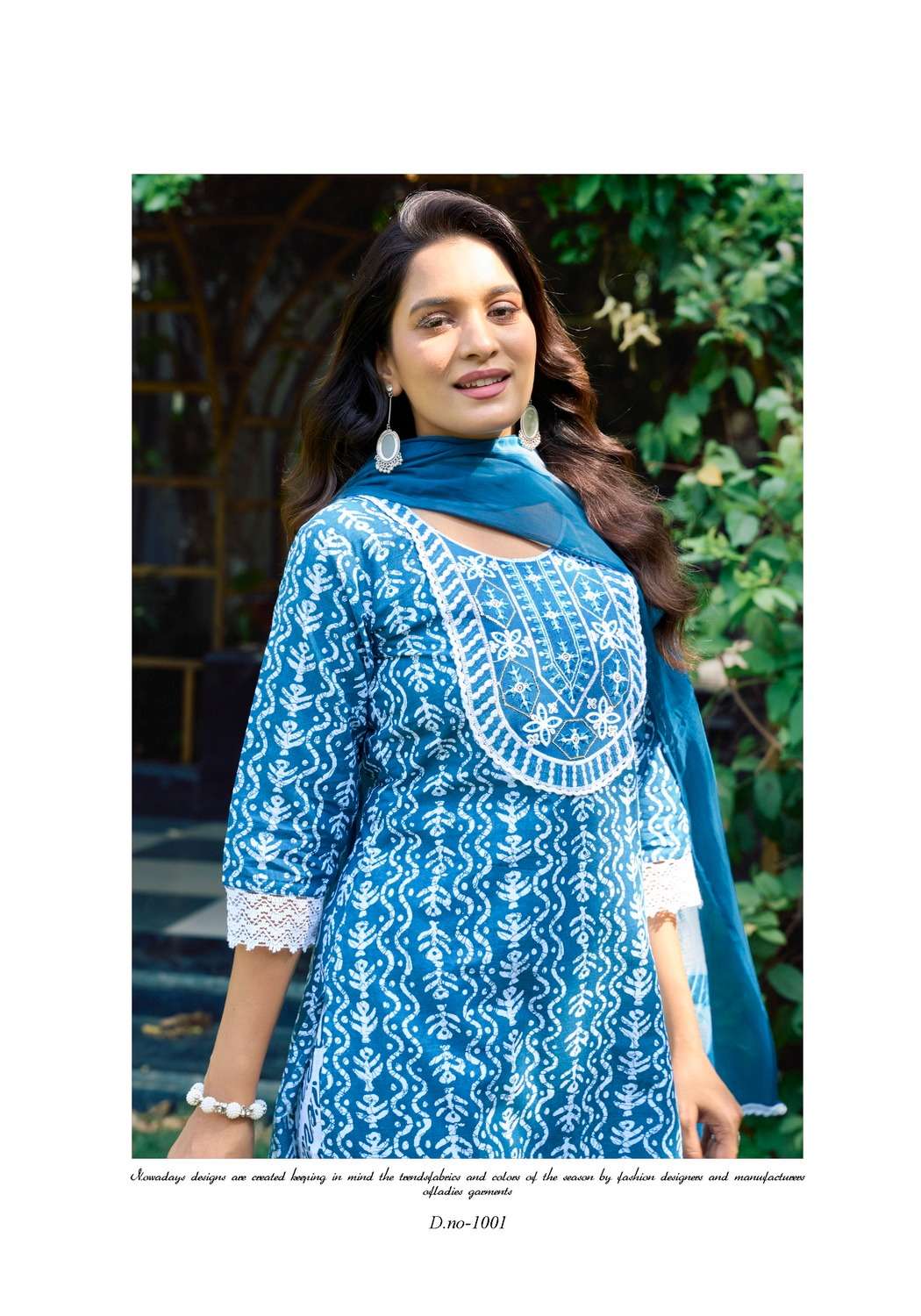 COTTON CULTURE VOL.1 BY VANISKA IN COTTON BATIK PRINT STRAIGHT KURTI WITH PANT 