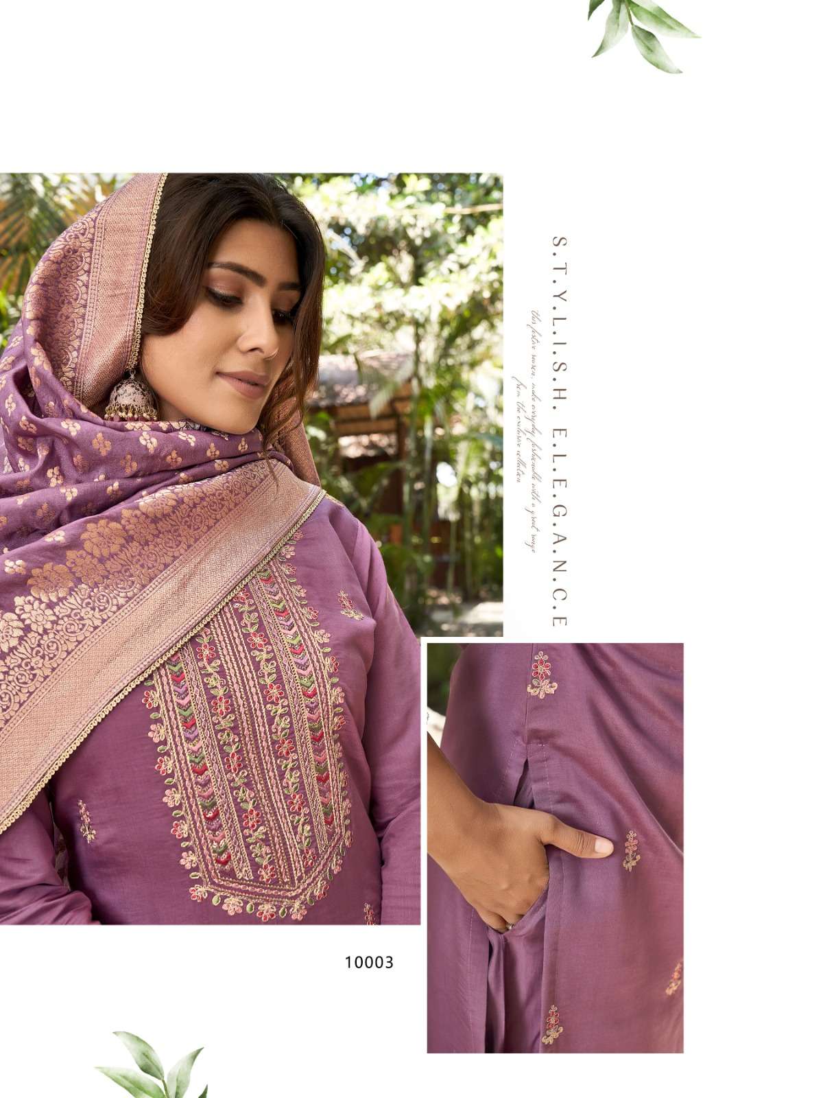 ELORA SILK - 2 BY SHARDA TEXTILES IN SUPER PREMIUM SILK WITH EMBROIDERY WORK 