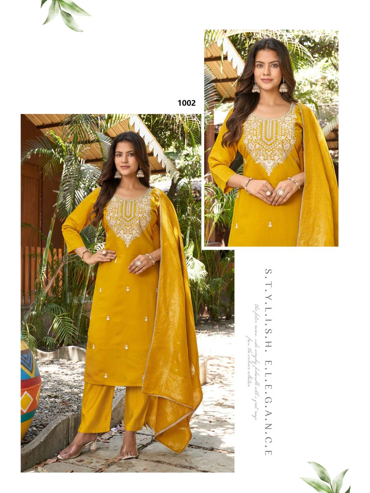 ELORA SILK - 2 BY SHARDA TEXTILES IN SUPER PREMIUM SILK WITH EMBROIDERY WORK 