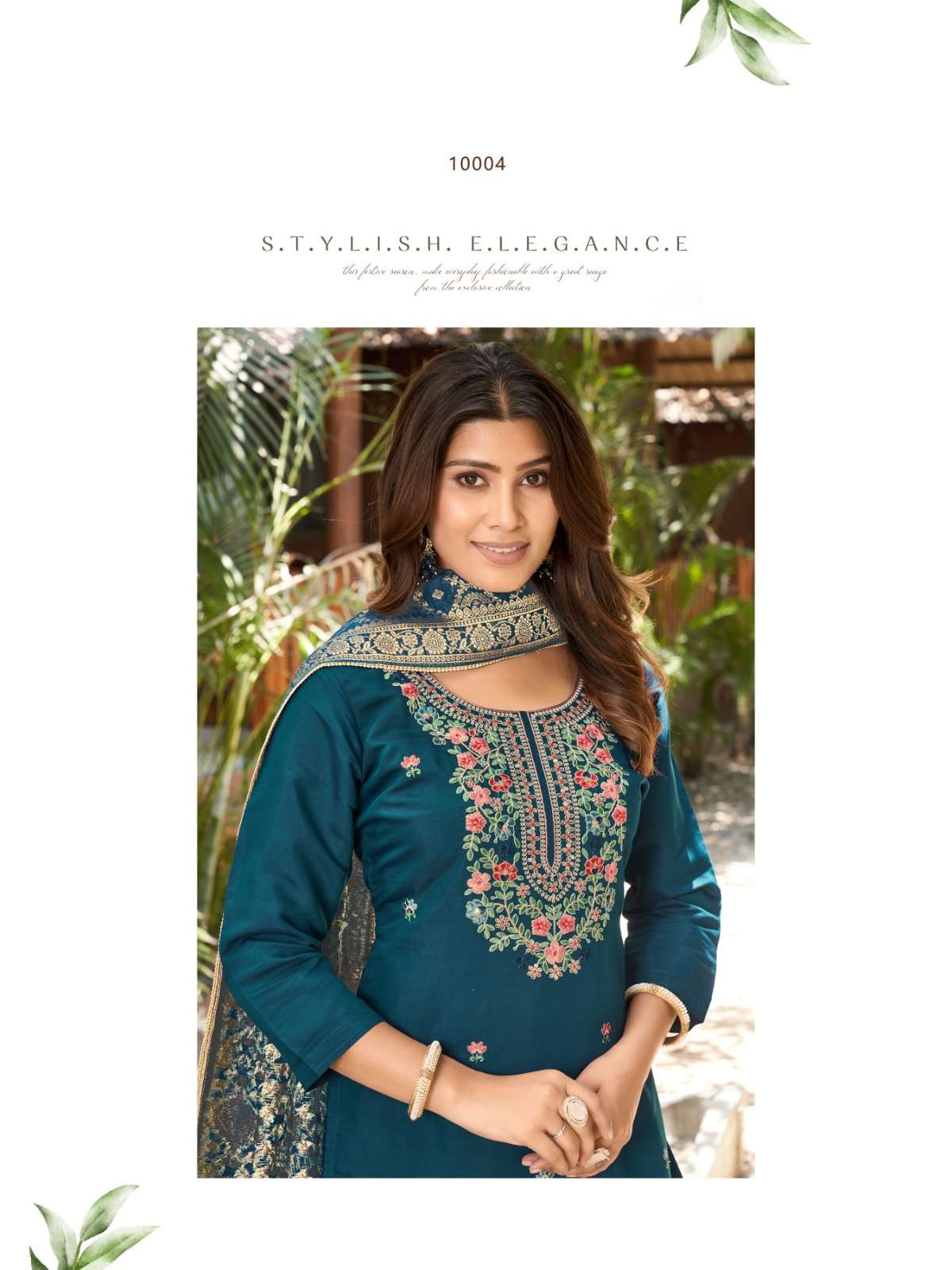ELORA SILK - 2 BY SHARDA TEXTILES IN SUPER PREMIUM SILK WITH EMBROIDERY WORK 