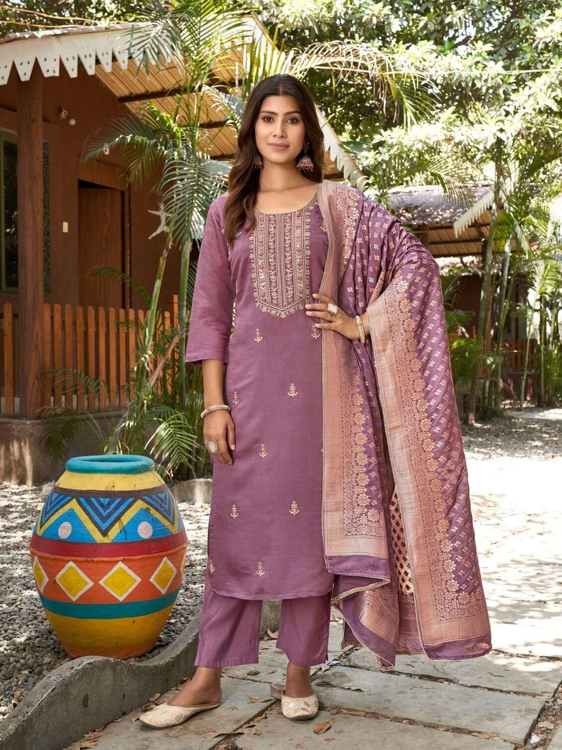 ELORA SILK - 2 BY SHARDA TEXTILES IN SUPER PREMIUM SILK WITH EMBROIDERY WORK 
