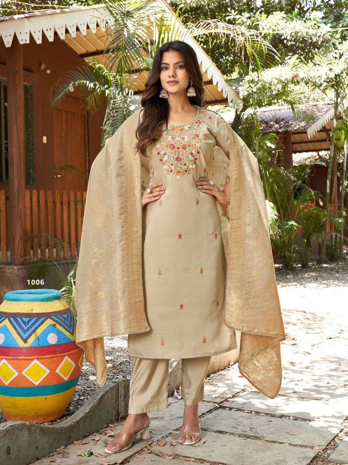 ELORA SILK - 2 BY SHARDA TEXTILES IN SUPER PREMIUM SILK WITH EMBROIDERY WORK 