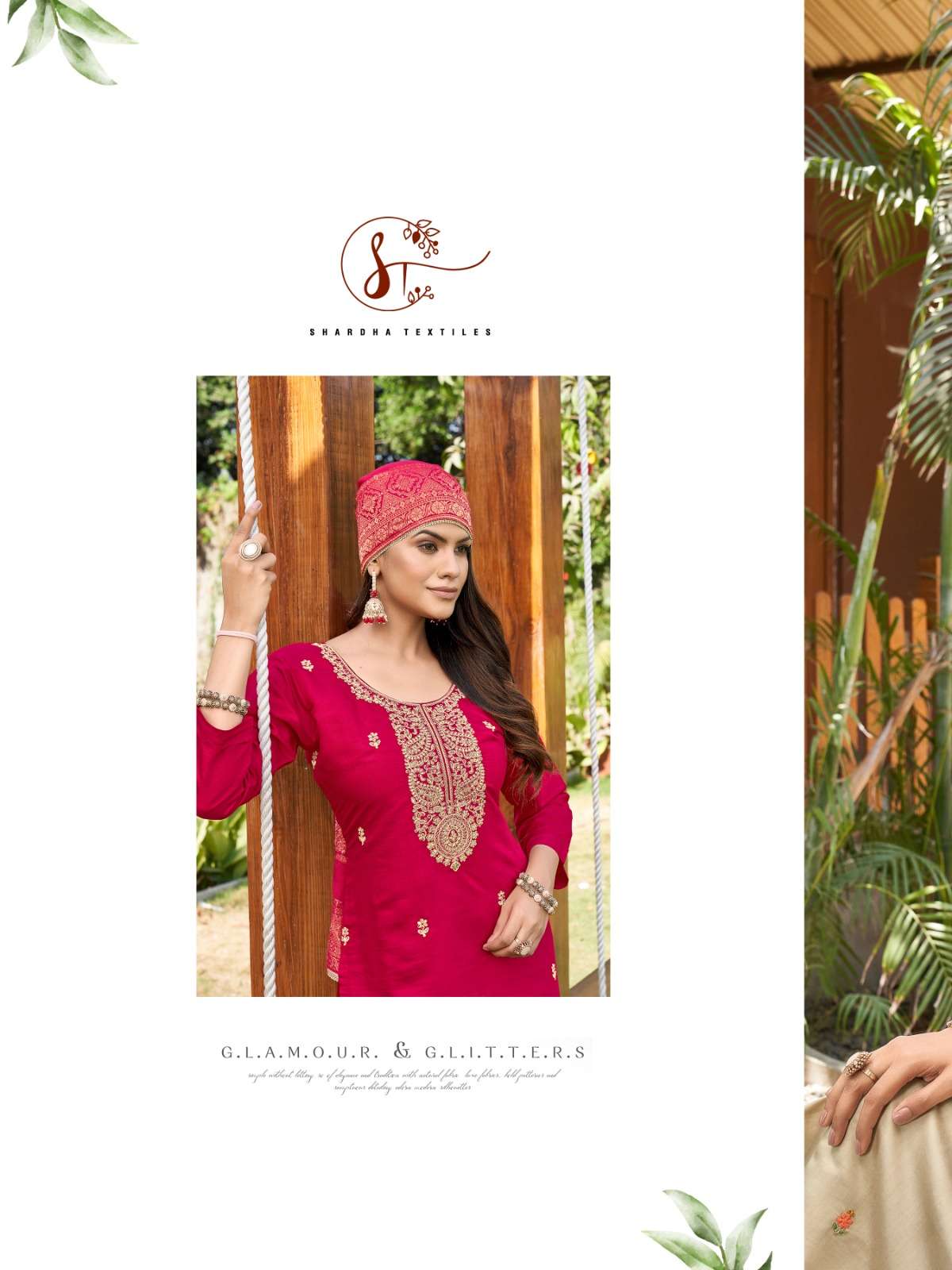 ELORA SILK - 2 BY SHARDA TEXTILES IN SUPER PREMIUM SILK WITH EMBROIDERY WORK 