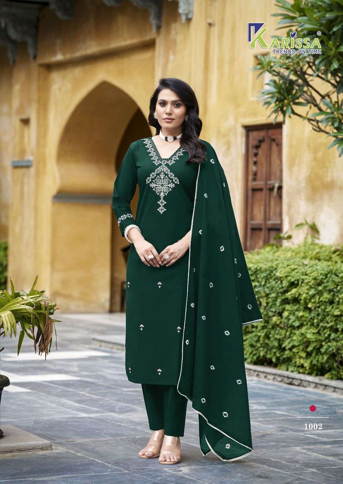 HIYA BY KARISSA IN PREMIUM PURE HEAVY DHABU COTTON WITH TOP BOTTOM WITH DUPATTA
