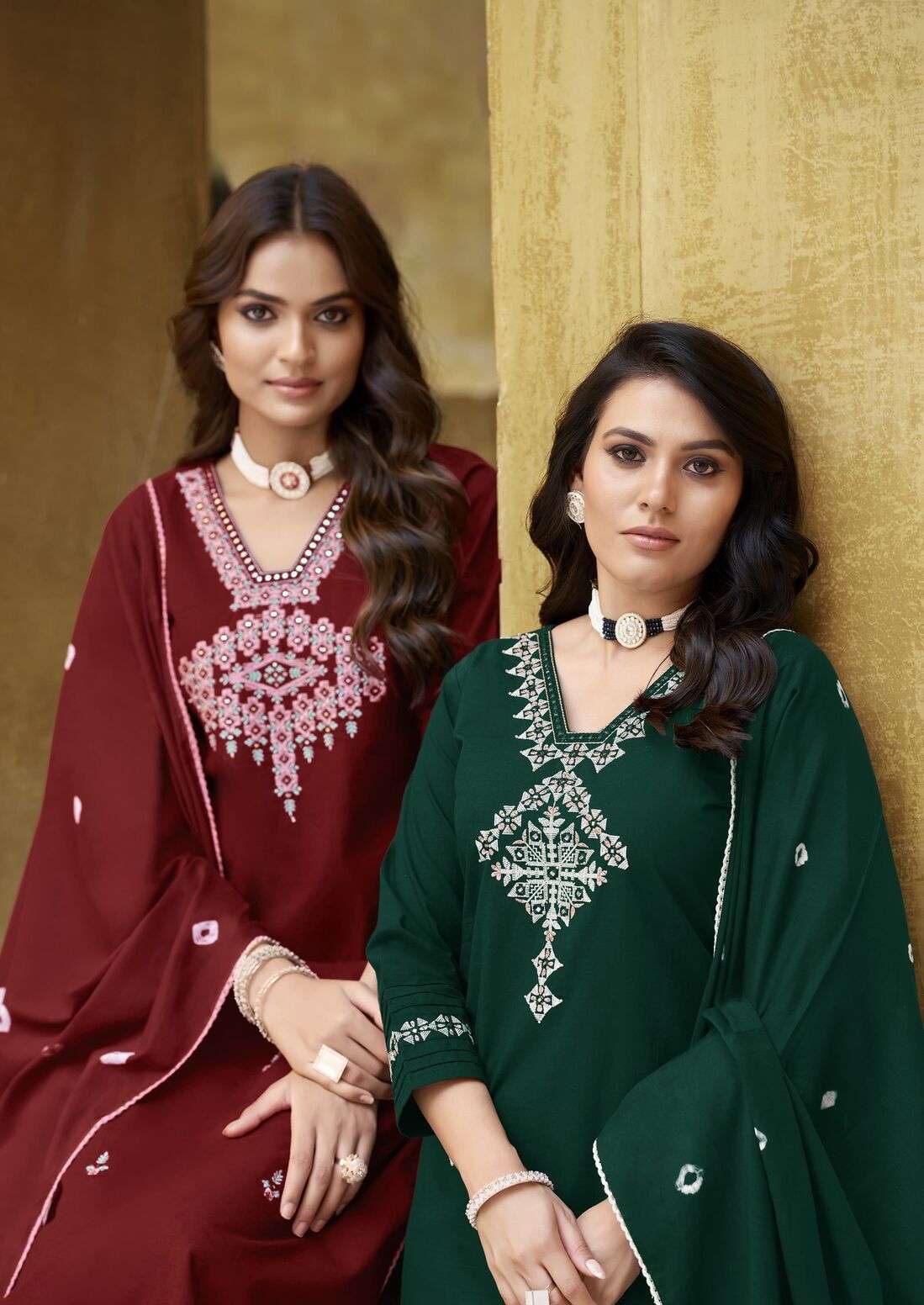 HIYA BY KARISSA IN PREMIUM PURE HEAVY DHABU COTTON WITH TOP BOTTOM WITH DUPATTA
