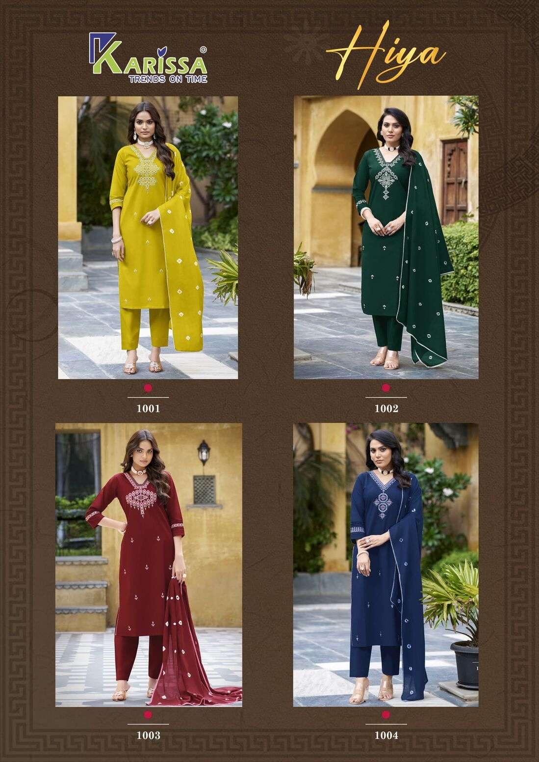 HIYA BY KARISSA IN PREMIUM PURE HEAVY DHABU COTTON WITH TOP BOTTOM WITH DUPATTA