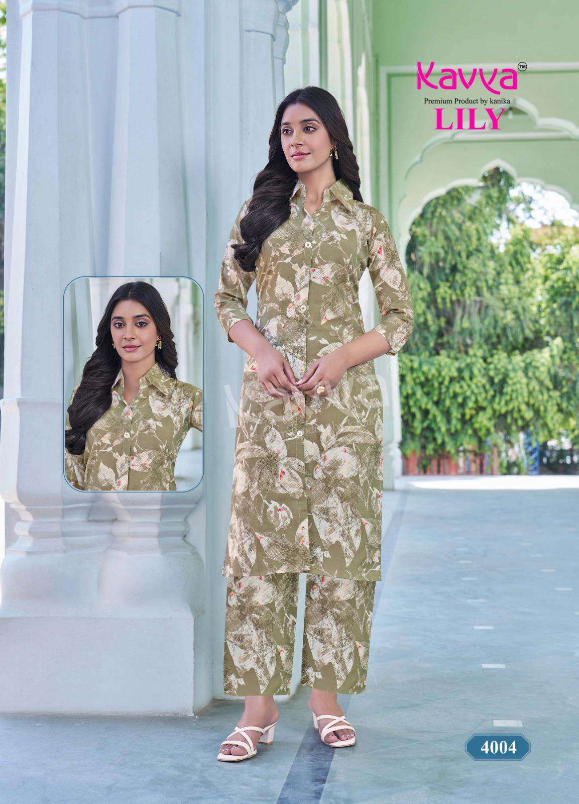 LILY VOL-4 BY KAVYA IN PREMIUM QUALITY PRINTED CHANDERI WITH FOIL STYLE LONG TOP & BOTTOM 