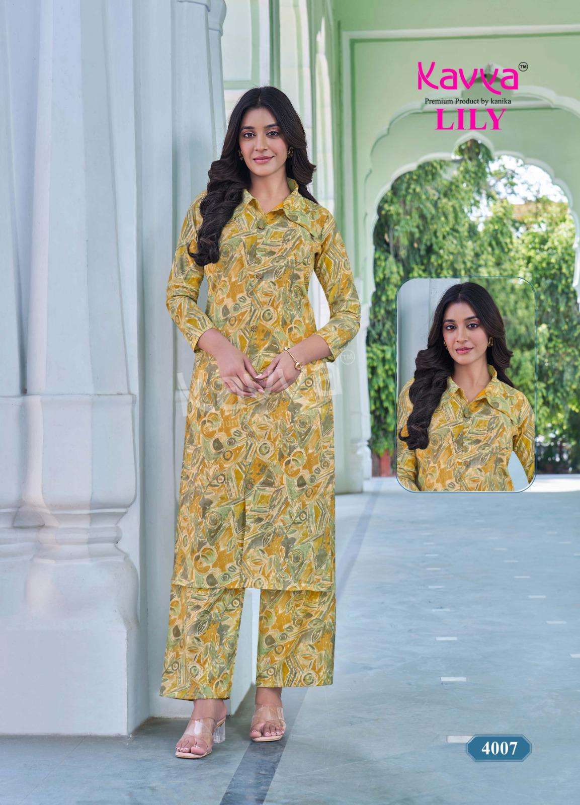 LILY VOL-4 BY KAVYA IN PREMIUM QUALITY PRINTED CHANDERI WITH FOIL STYLE LONG TOP & BOTTOM 