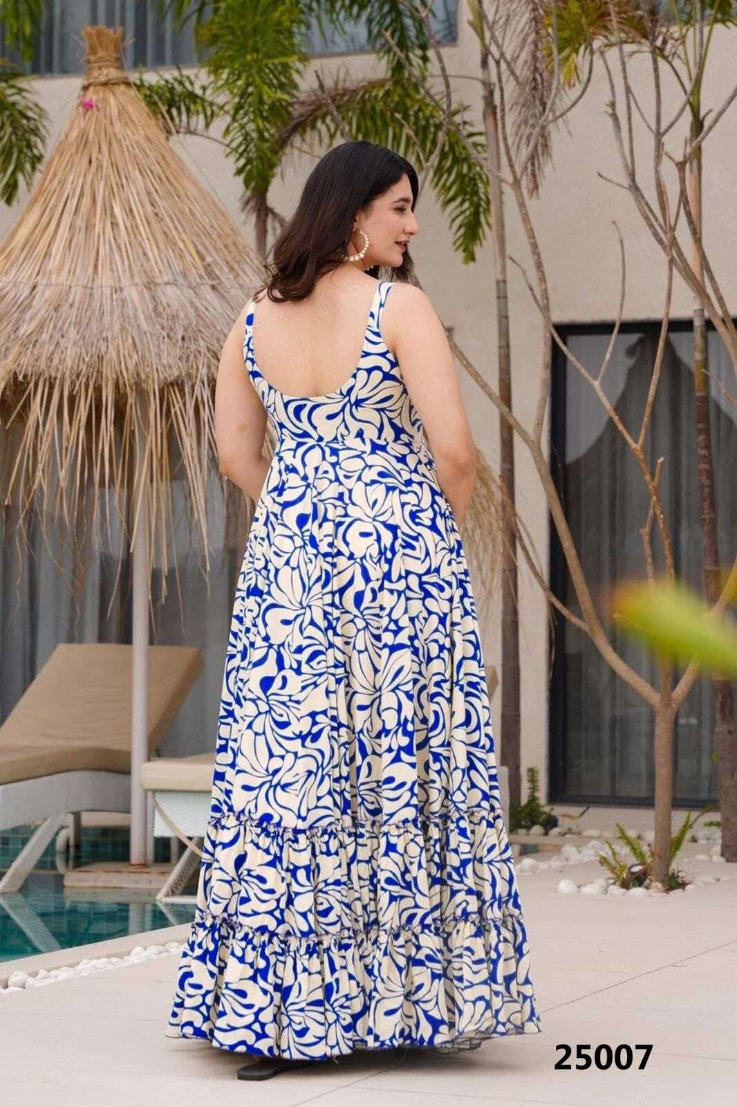 LUCAYA VOL-25 BY TEXOFAB IN HEAVY RAYON WITH DIGITAL PRINTED GOWN AND HALF INNER