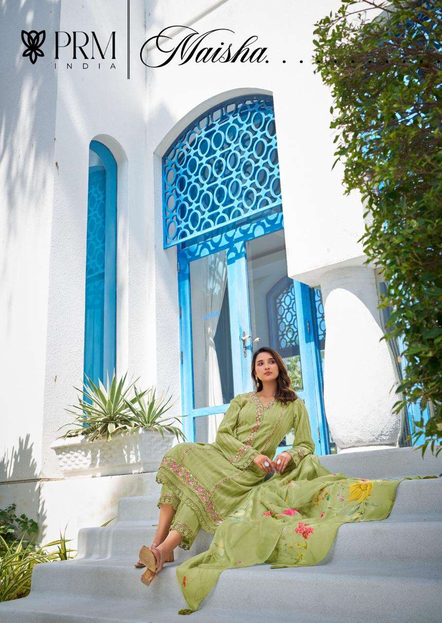 MAISHA BY PRM INDIA IN PURE COTTON WITH DESIGNER EMBROIDERED WORK