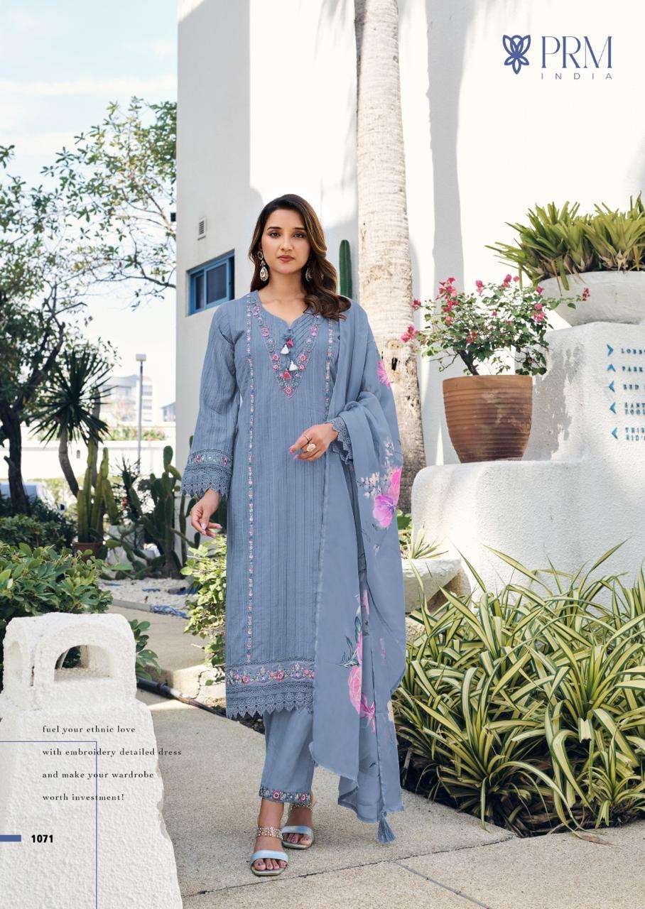MAISHA BY PRM INDIA IN PURE COTTON WITH DESIGNER EMBROIDERED WORK