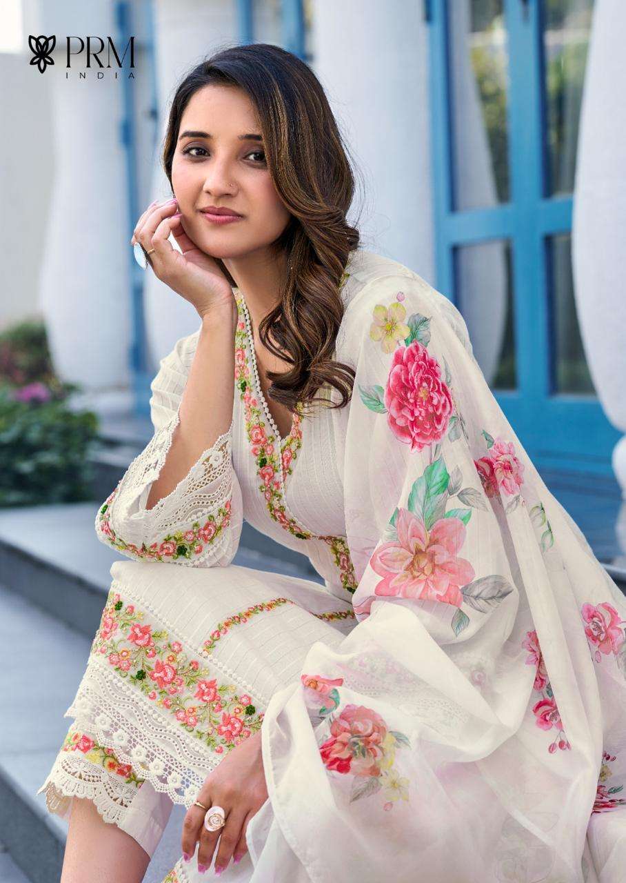 MAISHA BY PRM INDIA IN PURE COTTON WITH DESIGNER EMBROIDERED WORK