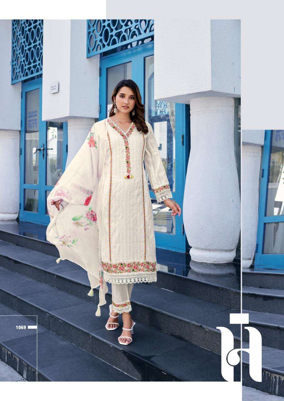 MAISHA BY PRM INDIA IN PURE COTTON WITH DESIGNER EMBROIDERED WORK