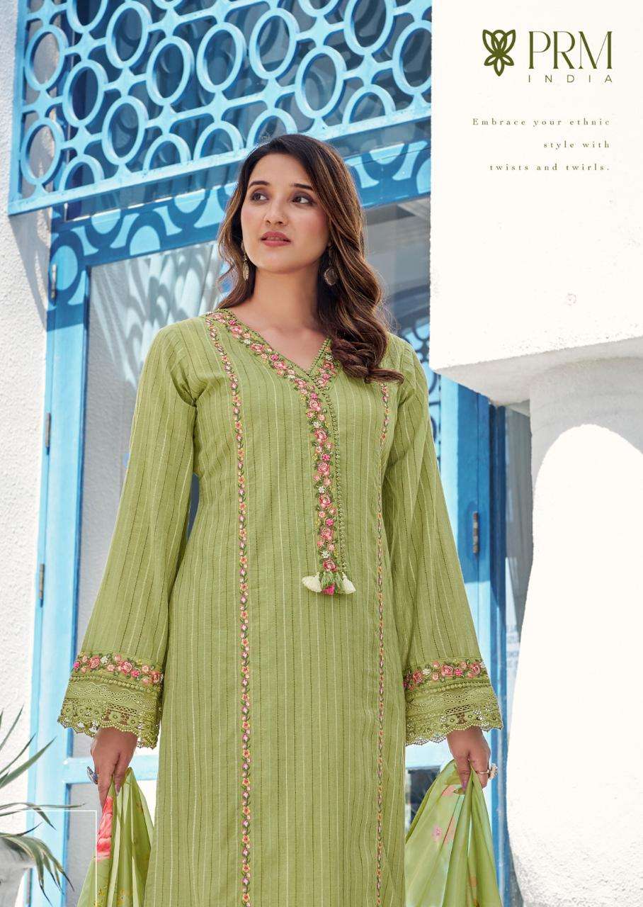 MAISHA BY PRM INDIA IN PURE COTTON WITH DESIGNER EMBROIDERED WORK