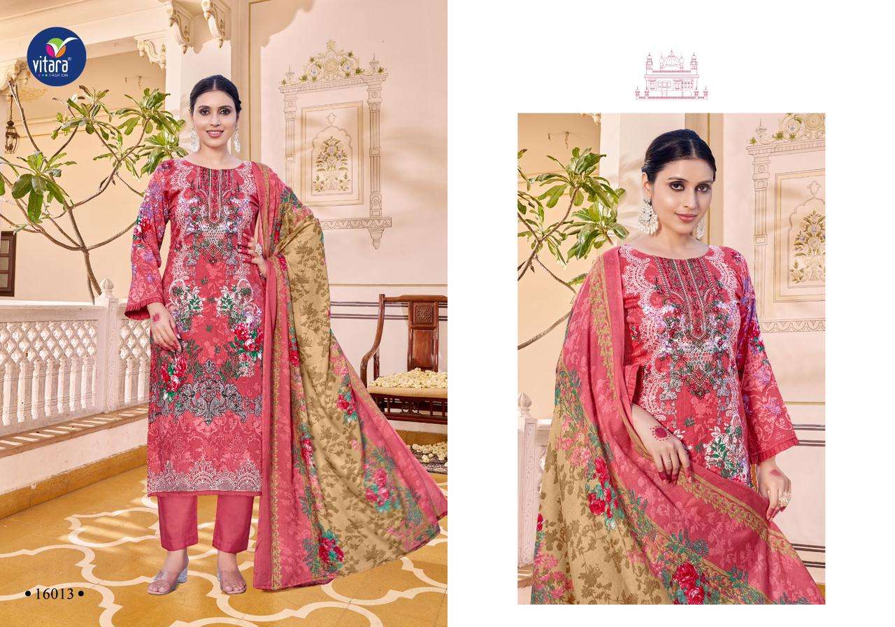 NAIRA NX BY VITARA FASHION IN PURE COTTON PRINTS FABRIC WITH EMBROIDERY COMBO SET