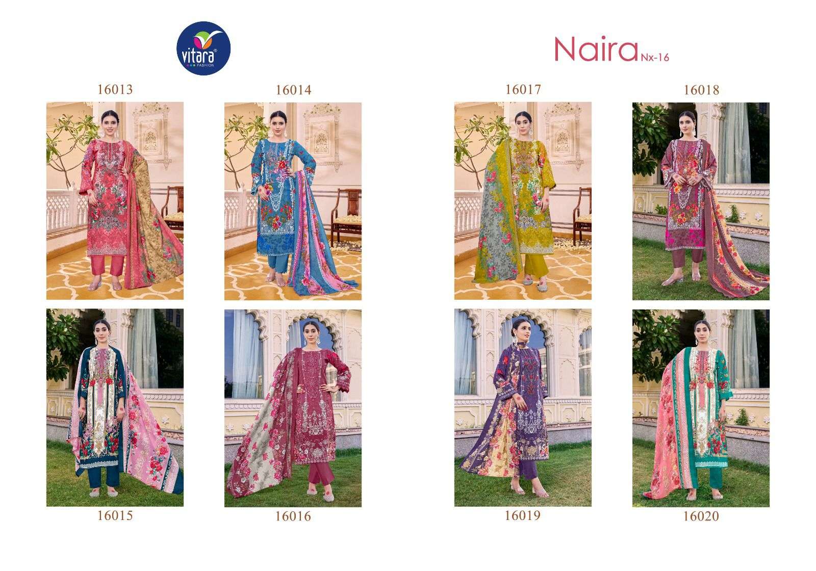 NAIRA NX BY VITARA FASHION IN PURE COTTON PRINTS FABRIC WITH EMBROIDERY COMBO SET