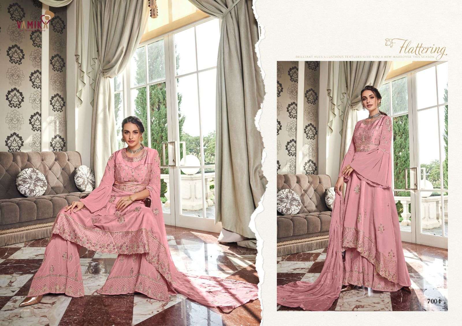 RIYAAZ NX BY VAMIKA IN HEAVY FOX GEORGETTE WITH HEAVY EMBROIDERY WORK 