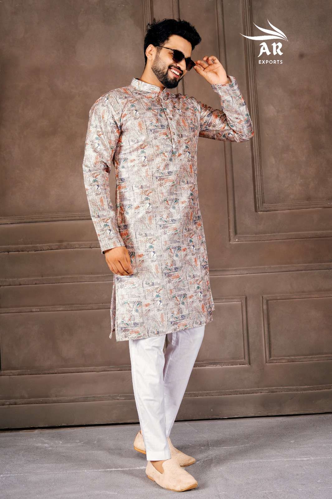 SHREEMAAN VOLUME-1 BY A R EXPORTS IN EXCLUSIVE MENS WEAR KURTA WITH PYJAMA COLLECTION 