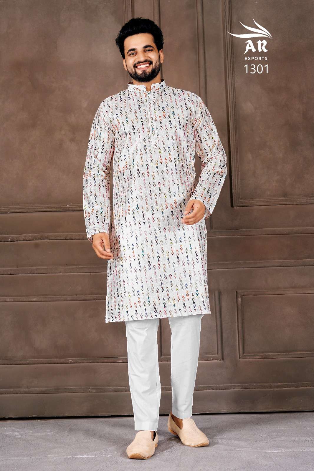 SHREEMAAN VOLUME-1 BY A R EXPORTS IN EXCLUSIVE MENS WEAR KURTA WITH PYJAMA COLLECTION 