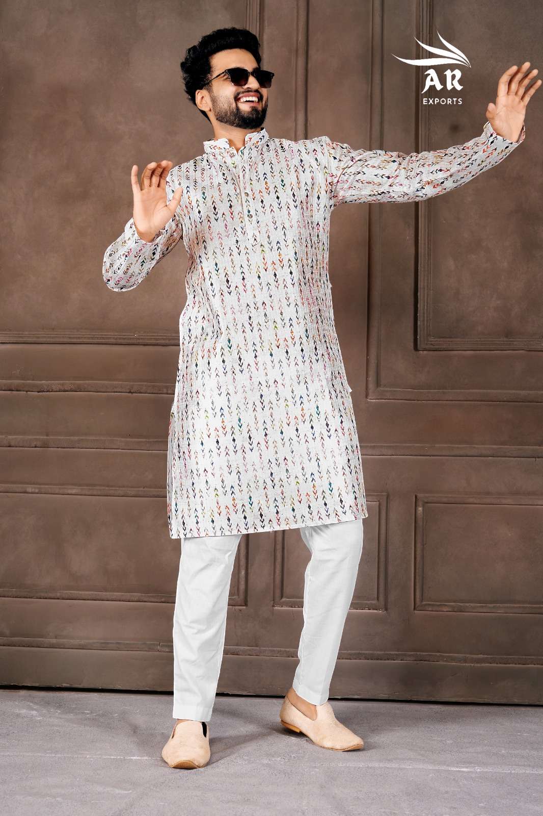 SHREEMAAN VOLUME-1 BY A R EXPORTS IN EXCLUSIVE MENS WEAR KURTA WITH PYJAMA COLLECTION 