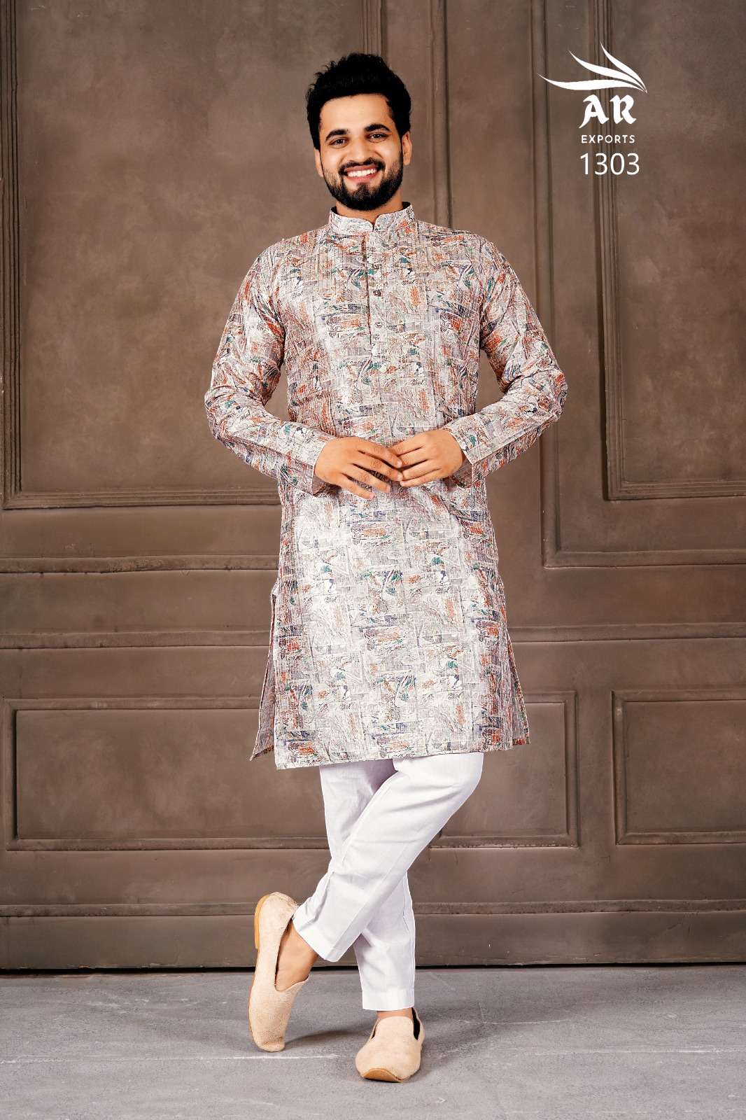 SHREEMAAN VOLUME-1 BY A R EXPORTS IN EXCLUSIVE MENS WEAR KURTA WITH PYJAMA COLLECTION 