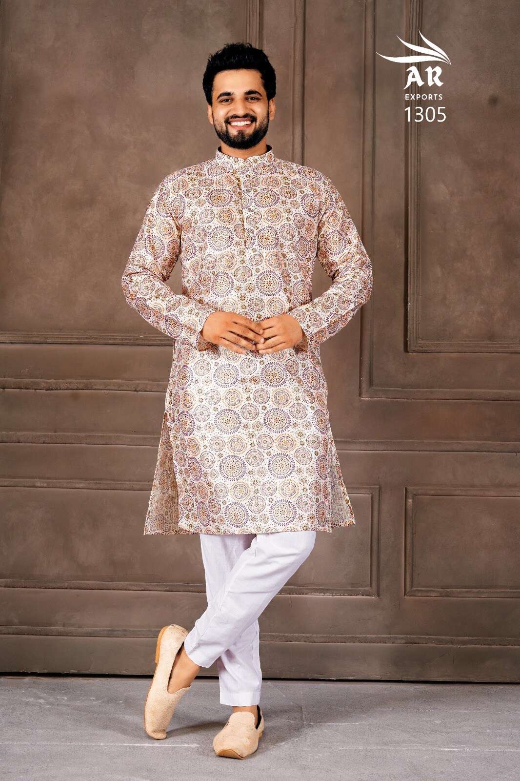 SHREEMAAN VOLUME-1 BY A R EXPORTS IN EXCLUSIVE MENS WEAR KURTA WITH PYJAMA COLLECTION 