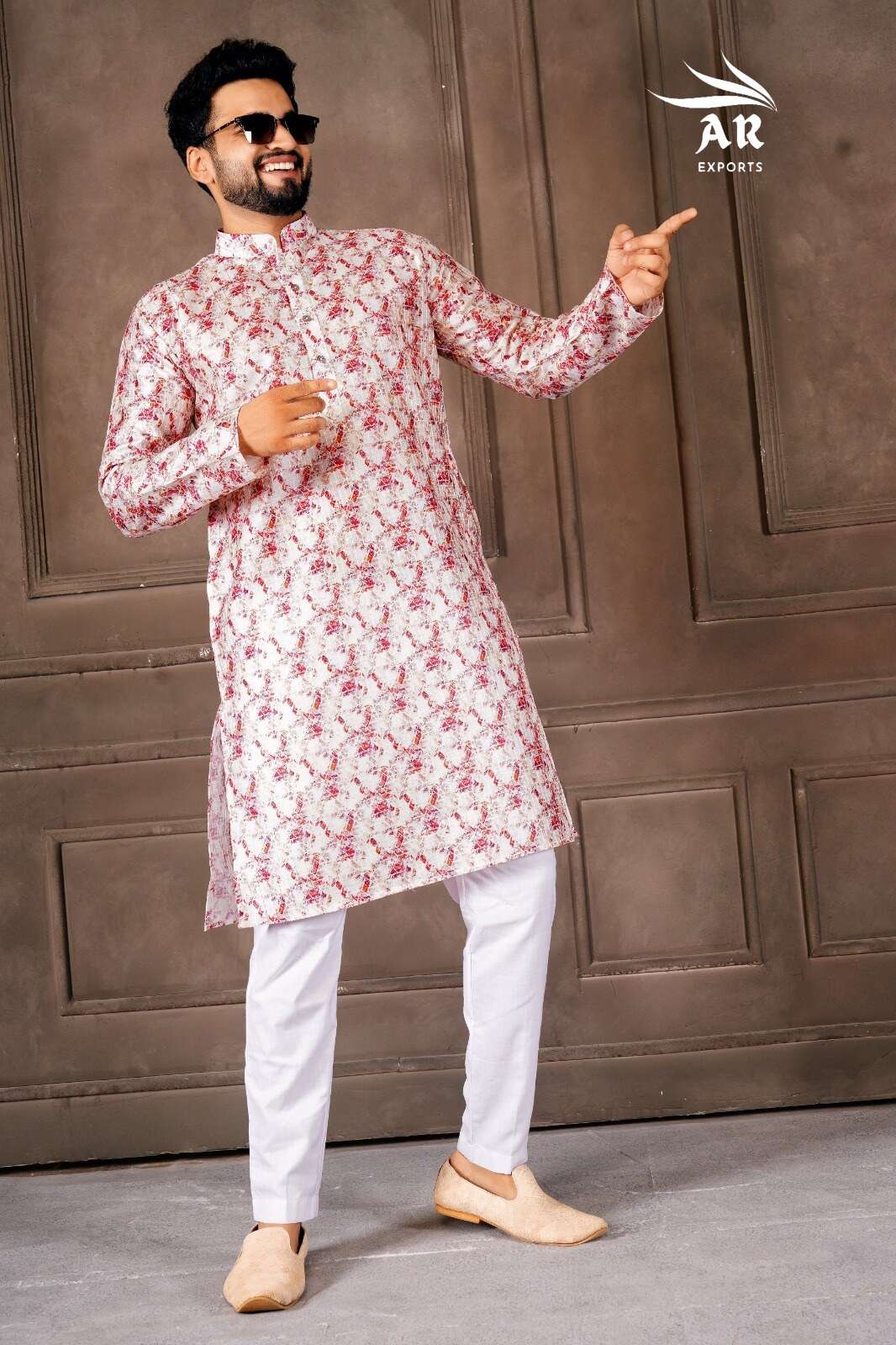 SHREEMAAN VOLUME-1 BY A R EXPORTS IN EXCLUSIVE MENS WEAR KURTA WITH PYJAMA COLLECTION 