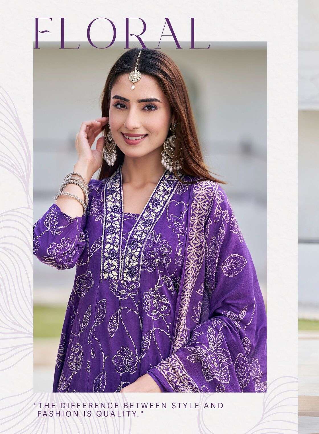 SUMMER GARDEN VOL-1 BY RADHIKA LIFE STYLE IN PURE COTTON WITH EMBROIDERY WORK