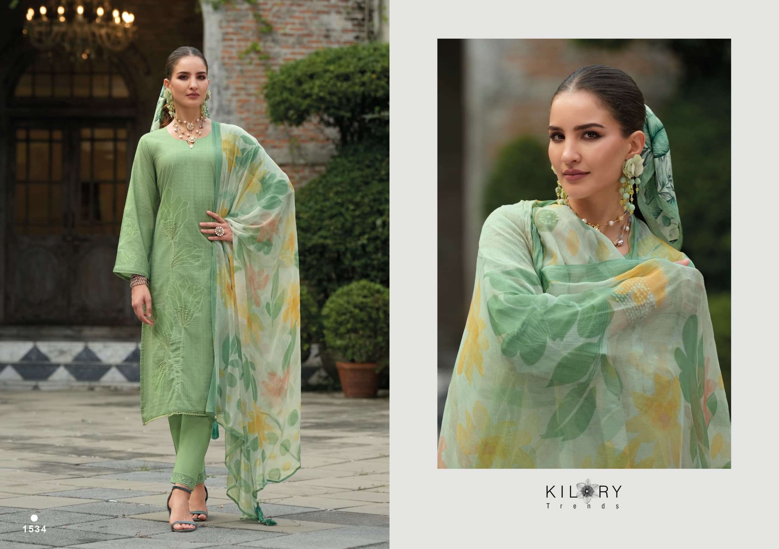 SUMMER MOUS BY KILORY TRENDS IN PURE LWAN COTTON DIGITAL PRINT WITH FANCY HANDWORK