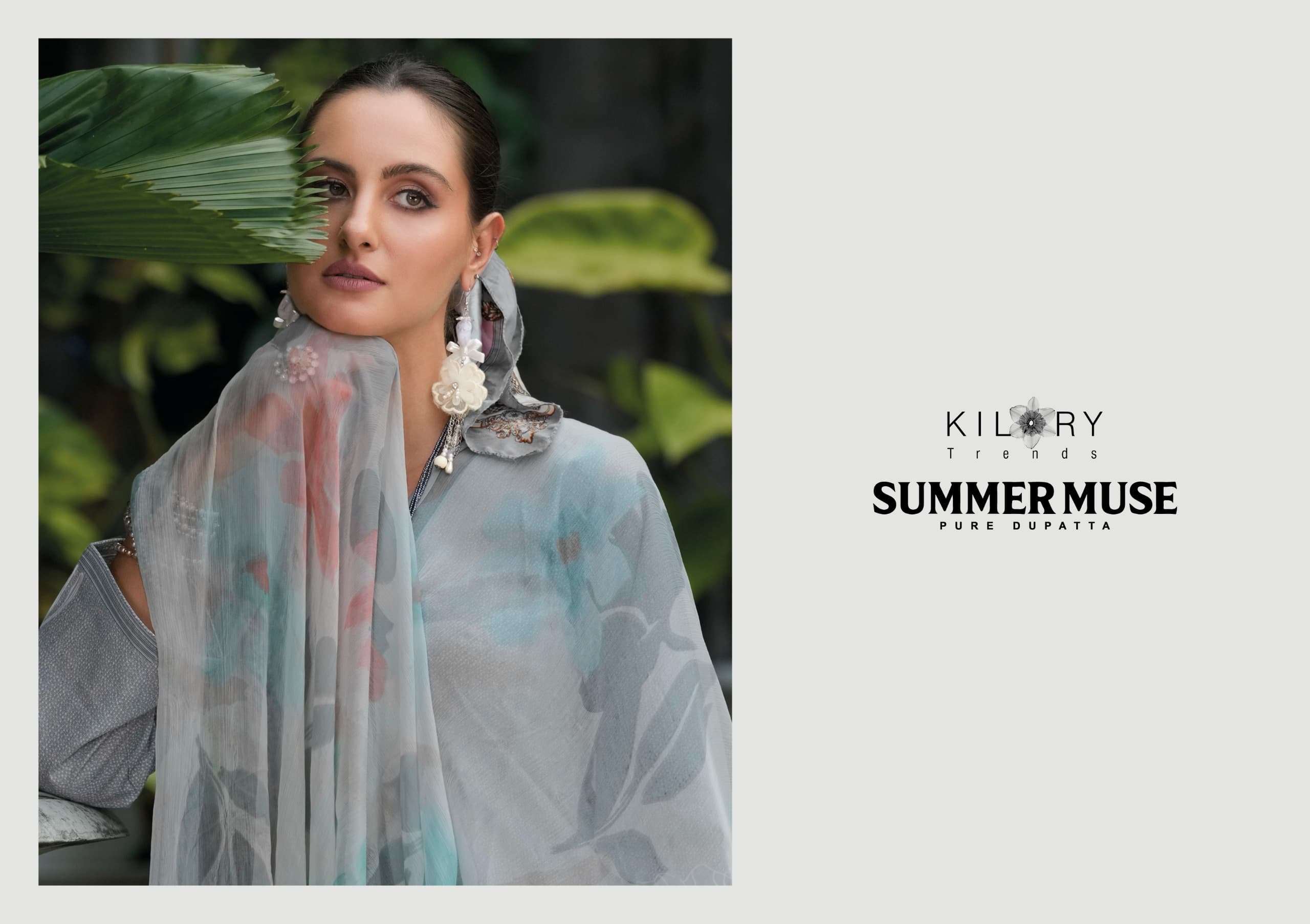 SUMMER MOUS BY KILORY TRENDS IN PURE LWAN COTTON DIGITAL PRINT WITH FANCY HANDWORK