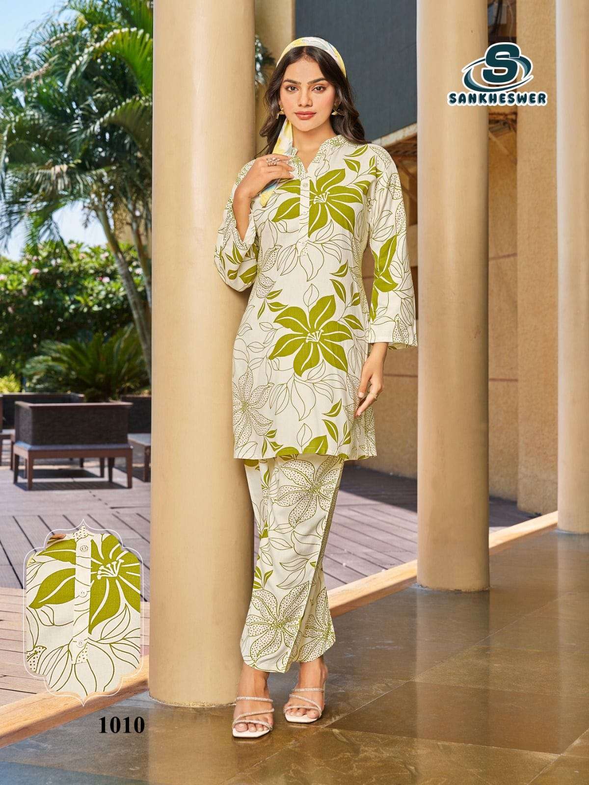 SUMMER SPACIAL VOL-1 BY SANKHESWER IN RAYON PRINT WITH COLLAR PATTERN WITH POCKET