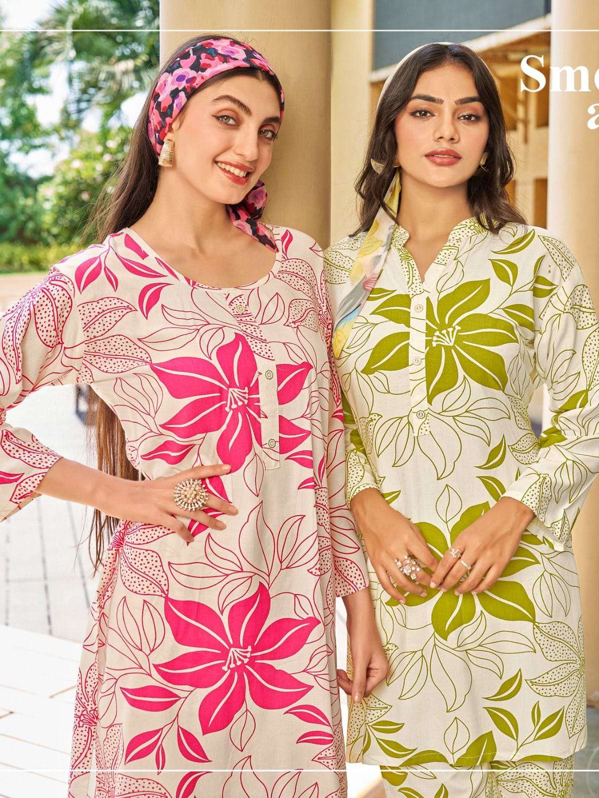 SUMMER SPACIAL VOL-1 BY SANKHESWER IN RAYON PRINT WITH COLLAR PATTERN WITH POCKET