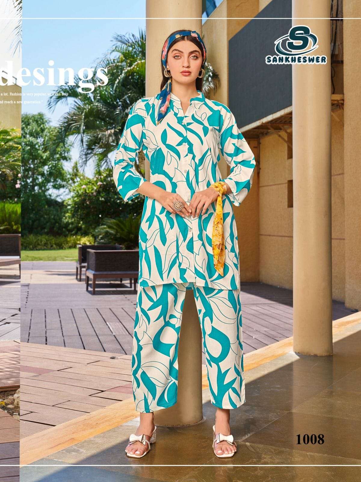 SUMMER SPACIAL VOL-1 BY SANKHESWER IN RAYON PRINT WITH COLLAR PATTERN WITH POCKET