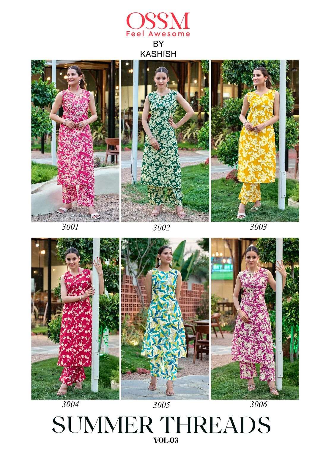 SUMMER THREADS VOL:-3 BY OSSM IN PREMIUM COTTON PRINT WITH POCKET CO-ORD SET