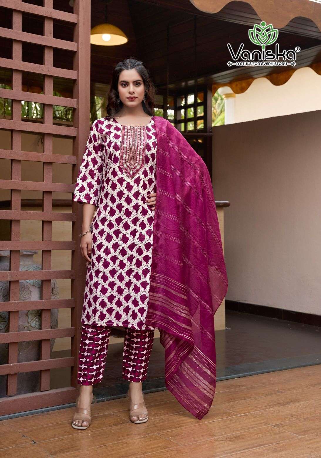 SUNRISE VOL :- 2 BY VANISKA IN CAPSULE FOIL PRINT KURTI WITH FANCY EMBROIDERY WORK 