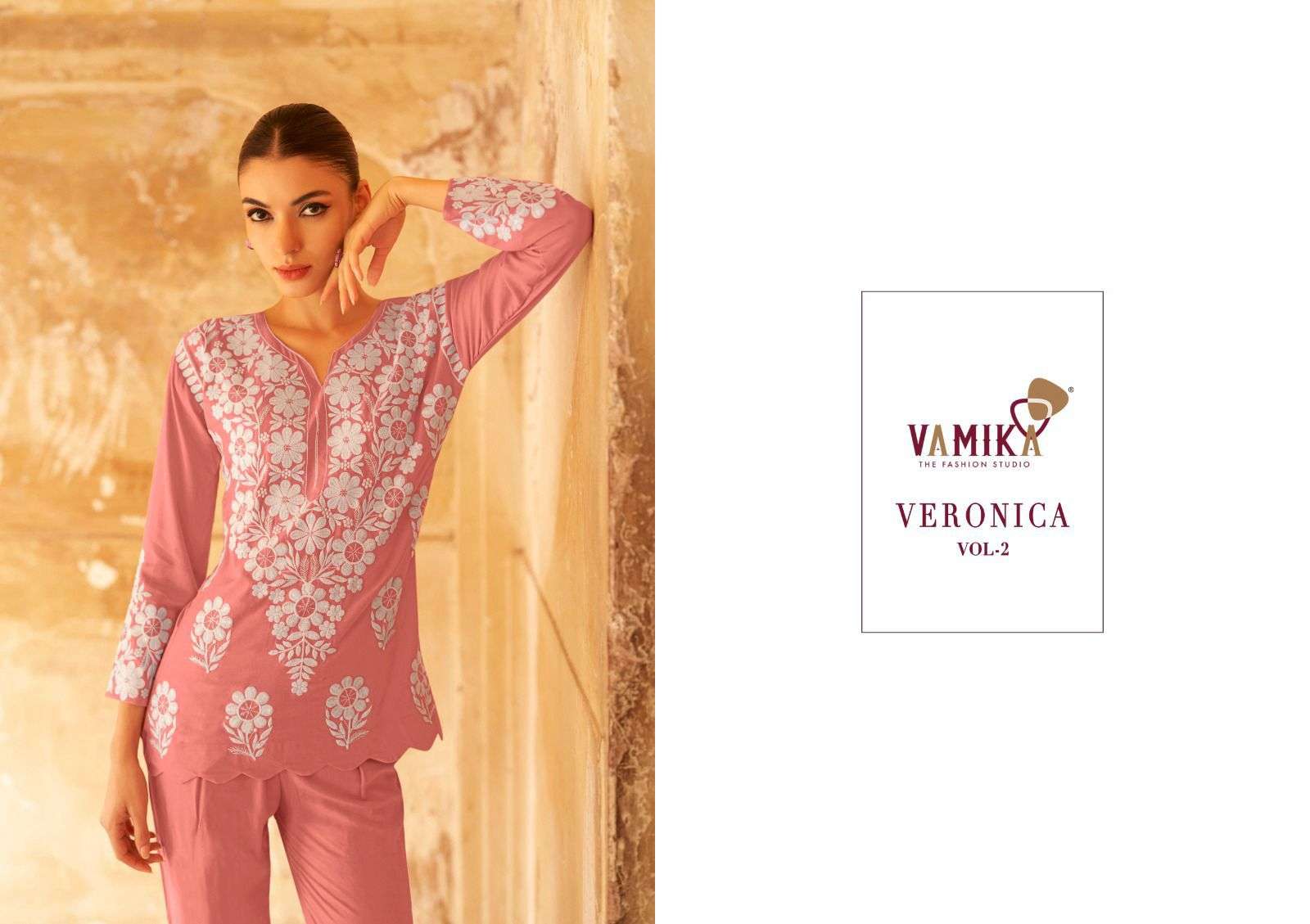 VERONICA VOL-2 BY VAMIKA IN HEAVY RAYON WITH SEQUINS WORK WITH SUPER HIT CO-ORD SET