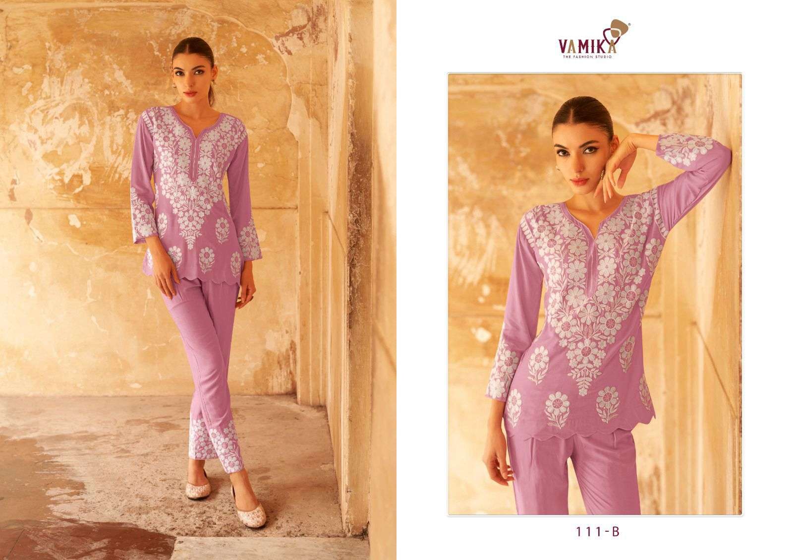 VERONICA VOL-2 BY VAMIKA IN HEAVY RAYON WITH SEQUINS WORK WITH SUPER HIT CO-ORD SET