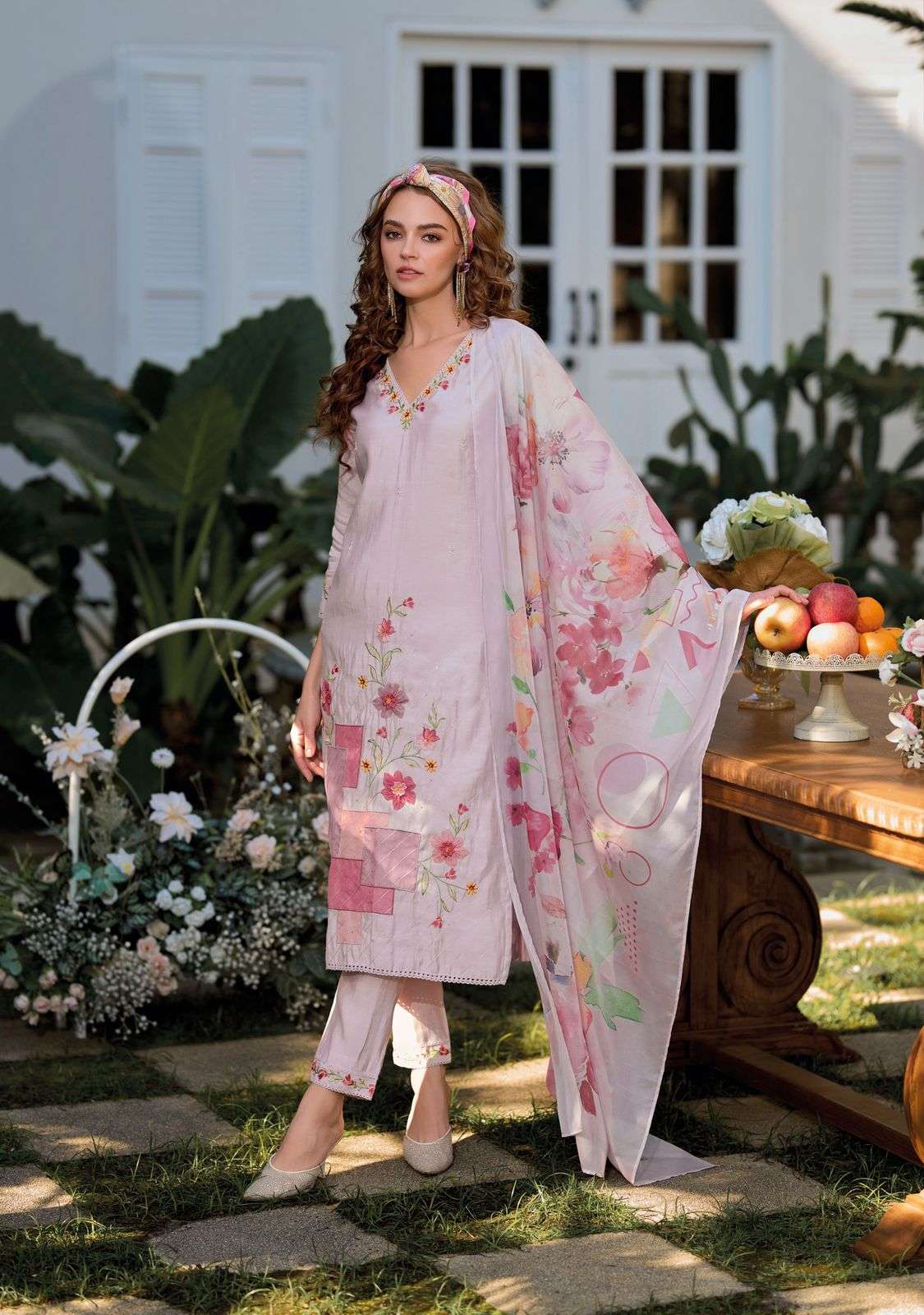 VOEUX BY KAILEE FASHION IN PURE VISCOSE FULLY INNER COTTON WITH HAND WORK 