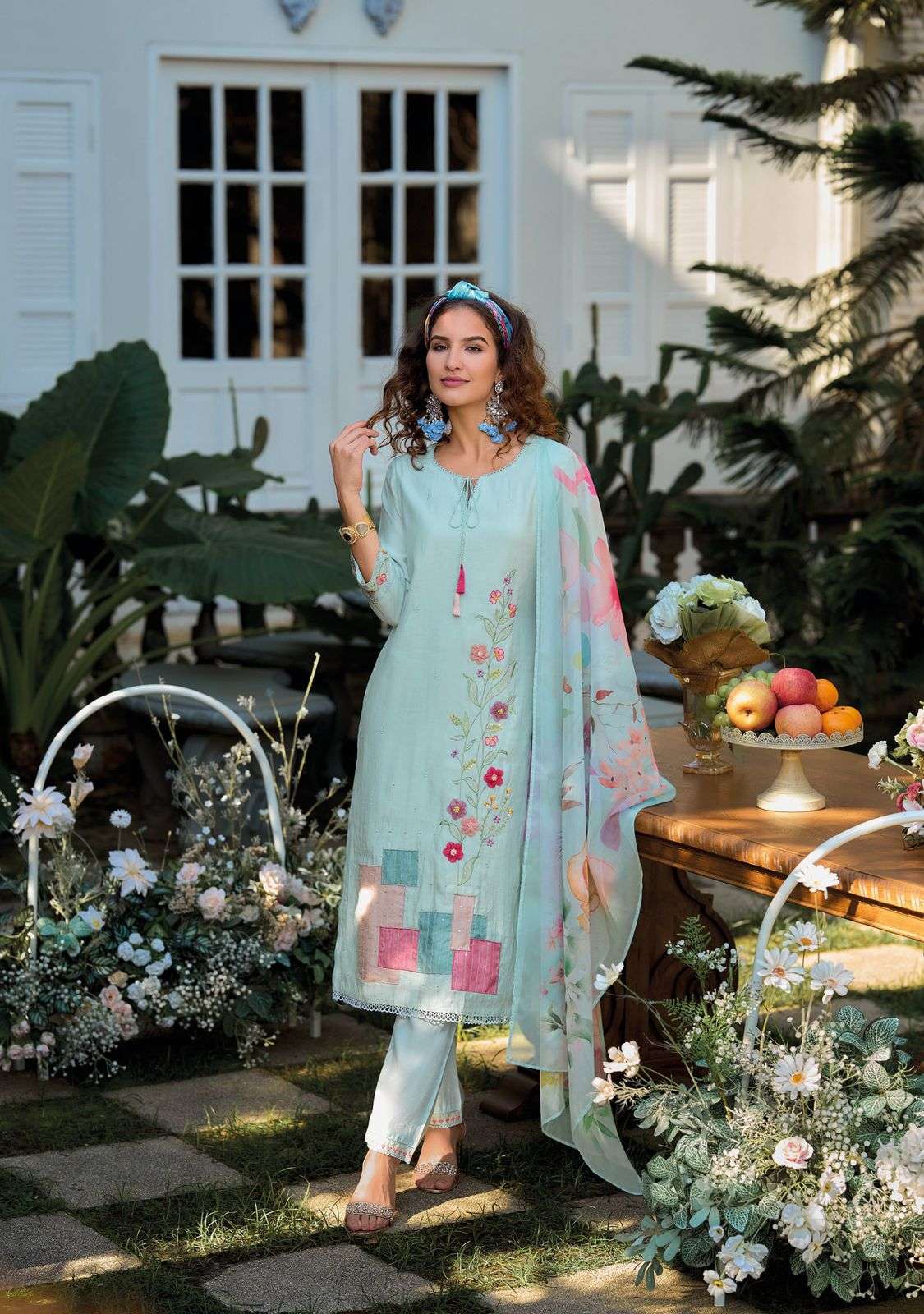 VOEUX BY KAILEE FASHION IN PURE VISCOSE FULLY INNER COTTON WITH HAND WORK 