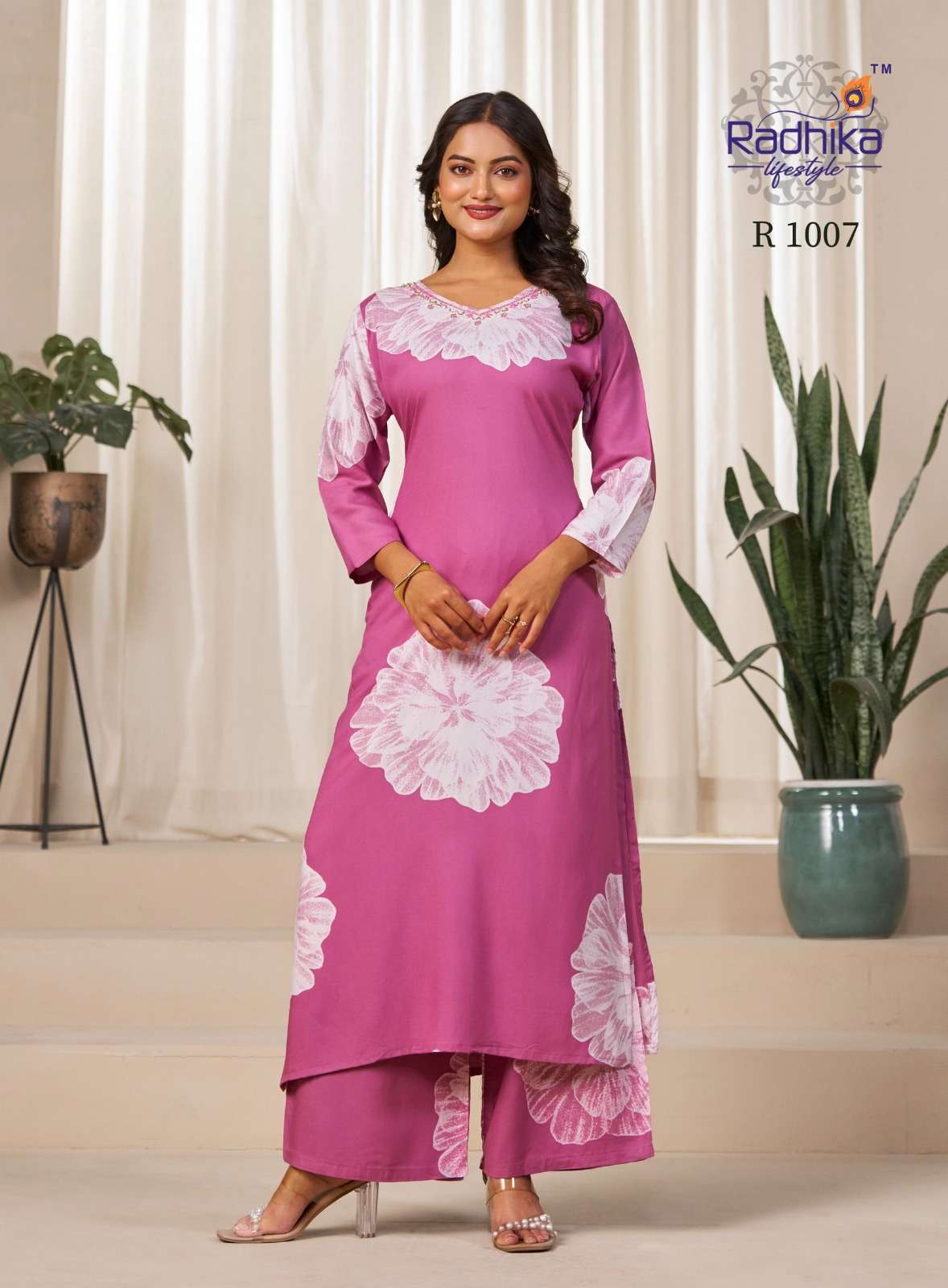 VOL-1 BY RADHIKA LIFE STYLE IN RAYON DISCHARGE PRINT COMBO PACKING 